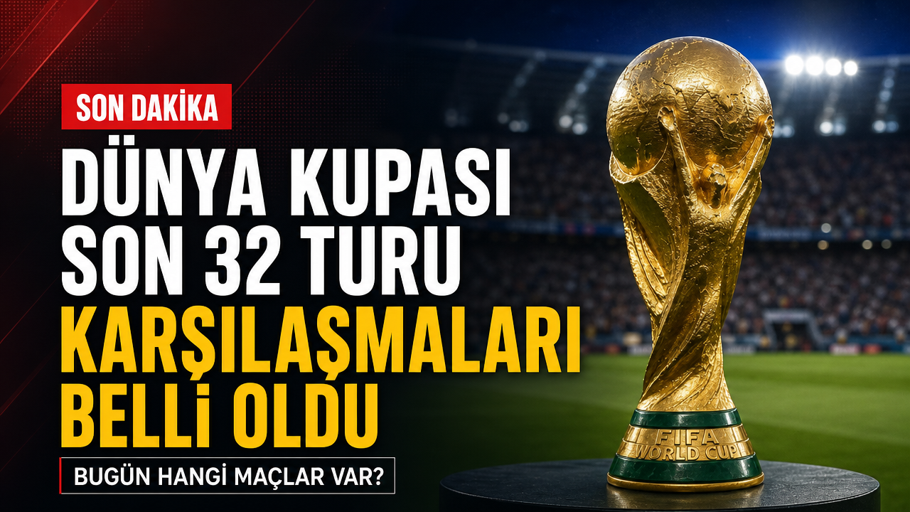 Dünya Kupası’nda son 32 tura eşleşmeleri belli oldu