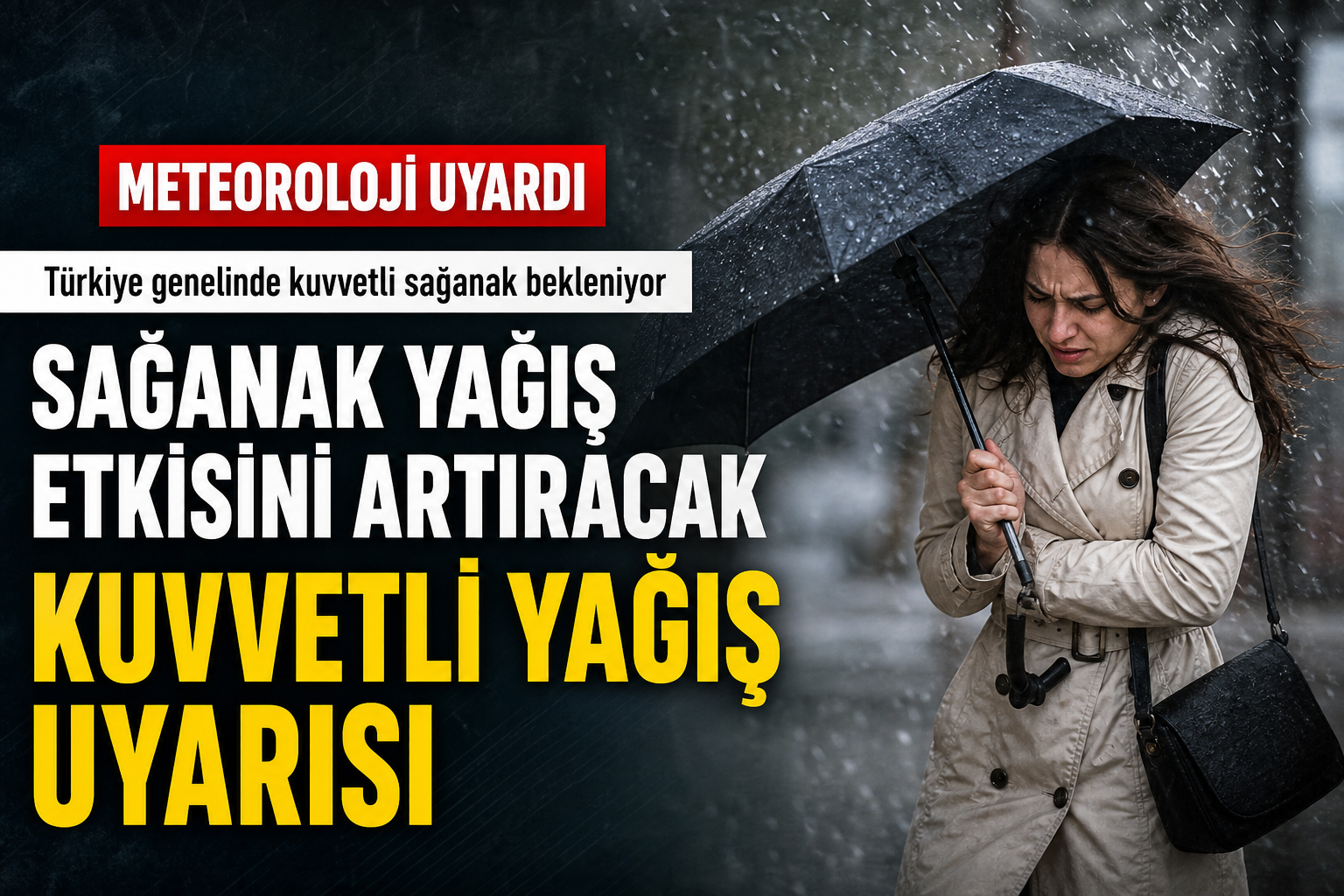 3 Haziran Çarşamba Günü Türkiye Genelinde Sağanak Yağış Etkili Olacak