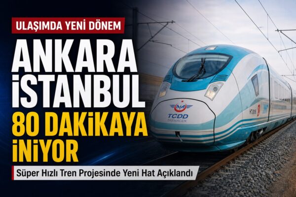 Bakan Açıkladı: Ankara – İstanbul Arası 80 Dakikaya Düşüyor!