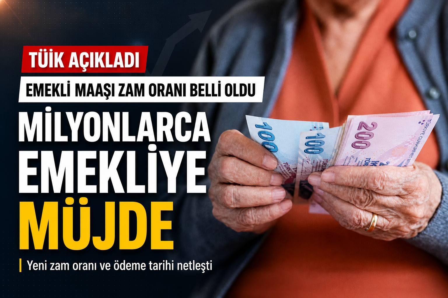 Emekliye Yüzde 16,60 Zam Oranı Kesinleşti!