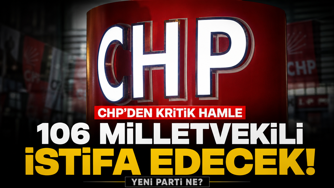 CHP’den 106 vekil istifa edip yeni partiye geçecek!