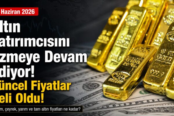 Gram altın 6 bin liranın altında! 26 Haziran 2026 güncel altın fiyatları