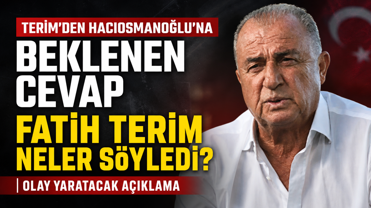 Fatih Terim TFF Başkanı Hacıosmanoğlu’na beklenen cevabı verdi