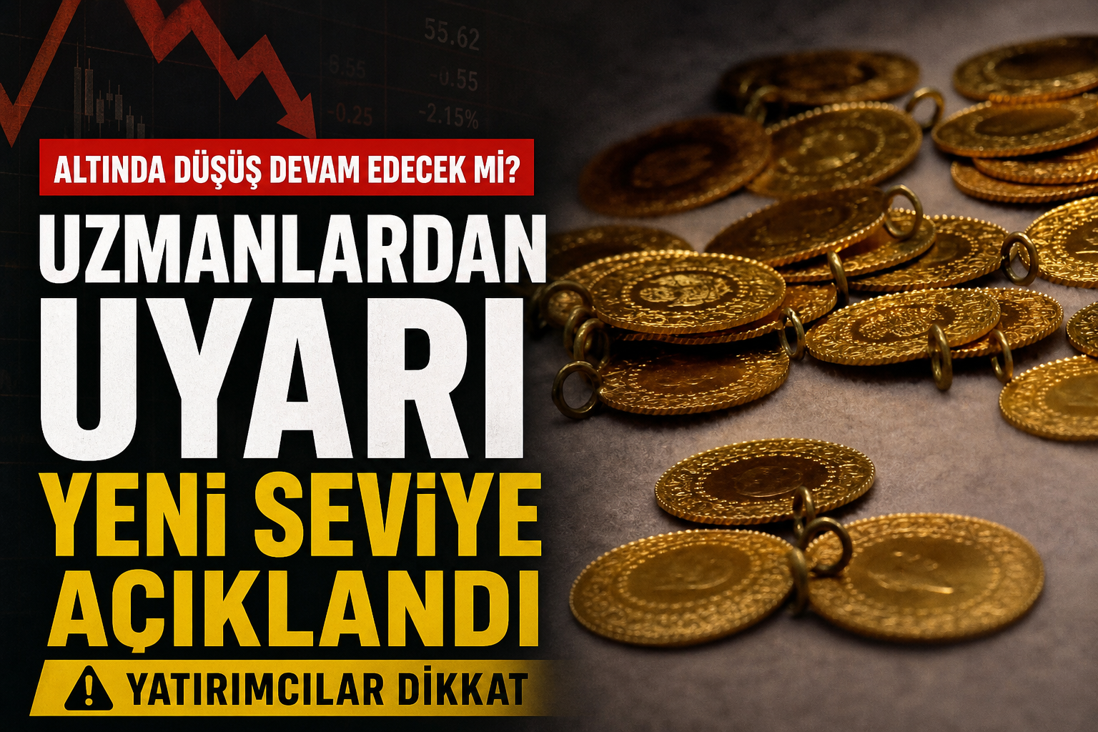 Altın Düşmeye Devam Eder mi? Uzmanlar Yeni Seviyeyi Duyurdu!