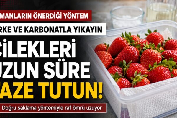 Uzmanlardan Öneri: Çilekleri Günlerce Bozulmadan Saklamanın Yolu