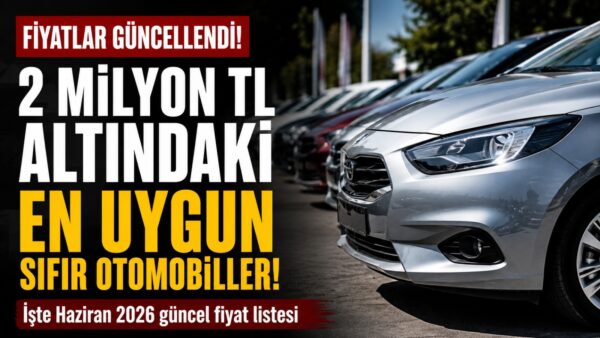 2 Milyon TL Altındaki En Ucuz Sıfır Otomobiller Hangileri?