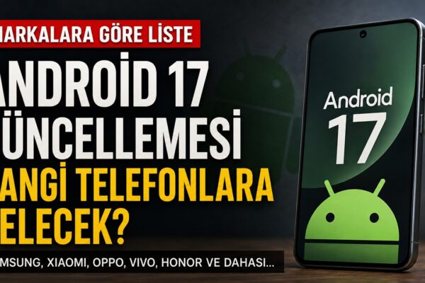 Android 17 güncellemesi hangi telefonlara gelecek?
