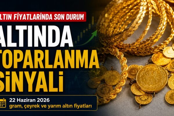 Altın toparlanıyor! 22 Haziran güncel altın fiyatları