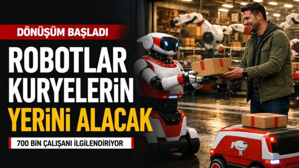 700 bin kuryenin yerini robotlar alabilir