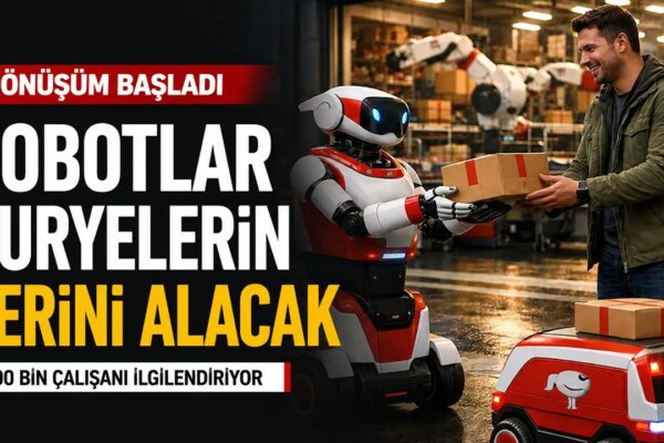 700 bin kuryenin yerini robotlar alabilir