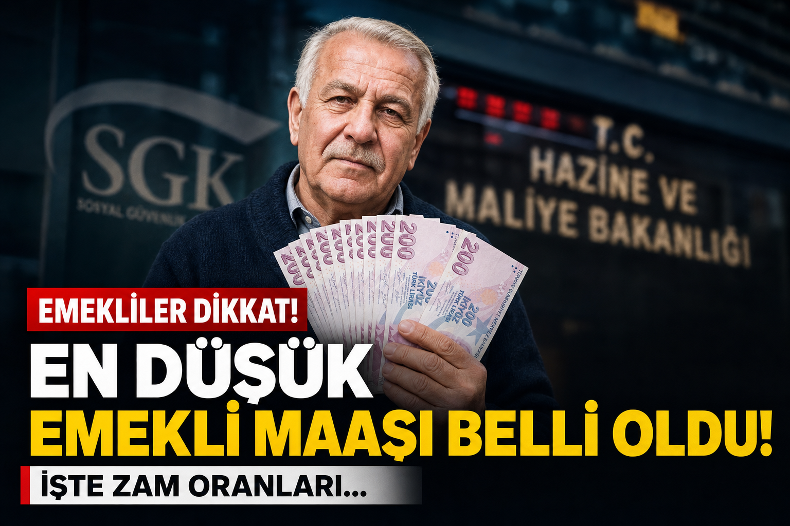 Zamlı Emekli Maaşı Ne Zaman Yatacak? En Düşük Emekli Maaşı Ne Kadar Olacak?