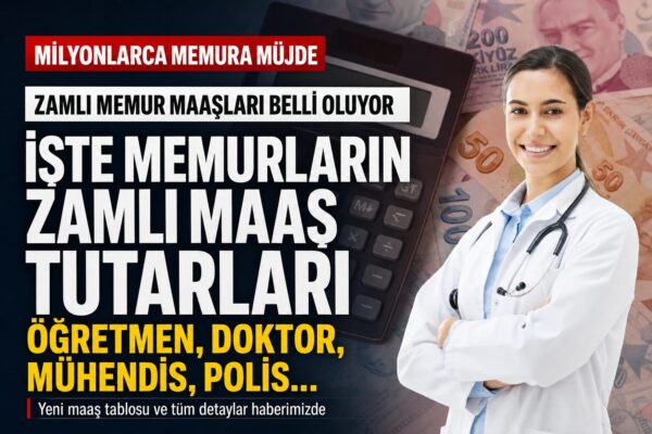 Memur Maaşları Zamlanıyor: İşte Öğretmen, Mühendis, Polis, Doktor ve Hemşire Maaşları!