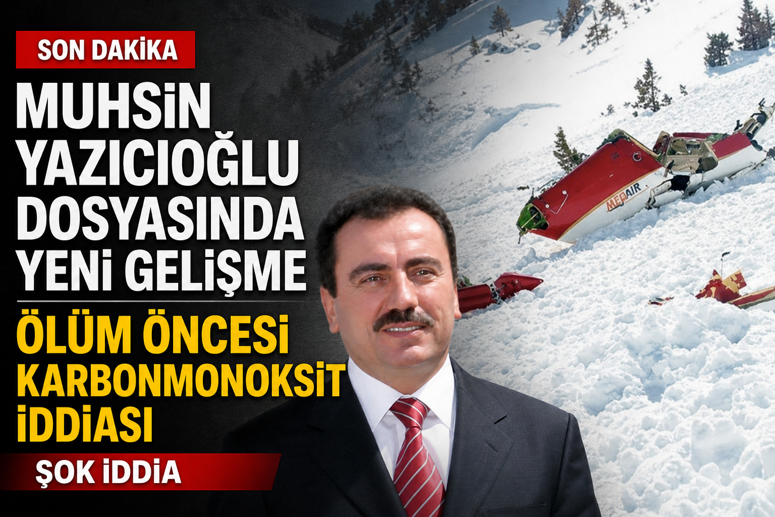 Muhsin Yazıcıoğlu Dosyasında Yeni Gelişme: Ölüm Öncesi Karbonmonoksit İddiası!