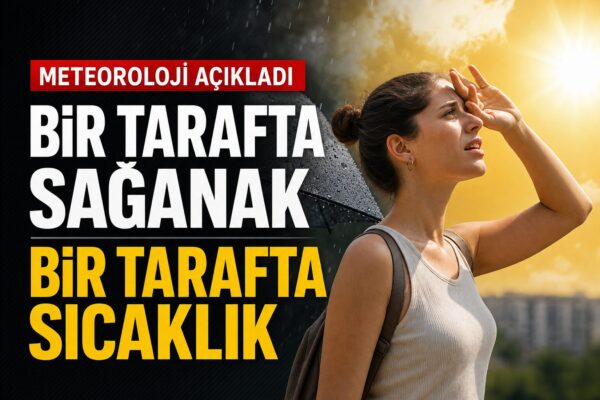 Meteoroloji’den Çifte Uyarı: Bazı Bölgelerde Sağanak, Bazı Kentlerde 38 Dereceye Kadar Sıcaklık Bekleniyor