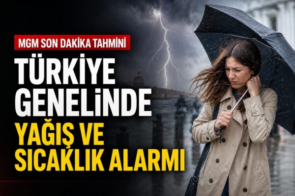 Meteoroloji’den 10 Haziran Uyarısı: Sağanak Yağış ve Sıcak Hava Etkili Olacak
