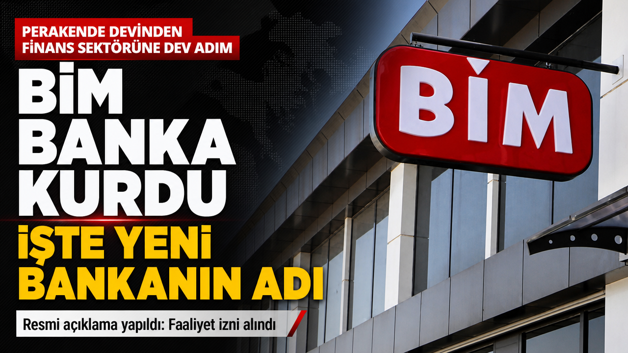 BİM banka kurdu
