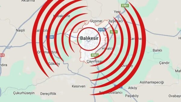 Balıkesir’de deprem oldu son depremler Kandilli Rasathanesi çöktü