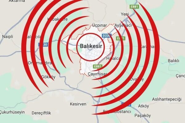 Balıkesir’de deprem oldu son depremler Kandilli Rasathanesi çöktü