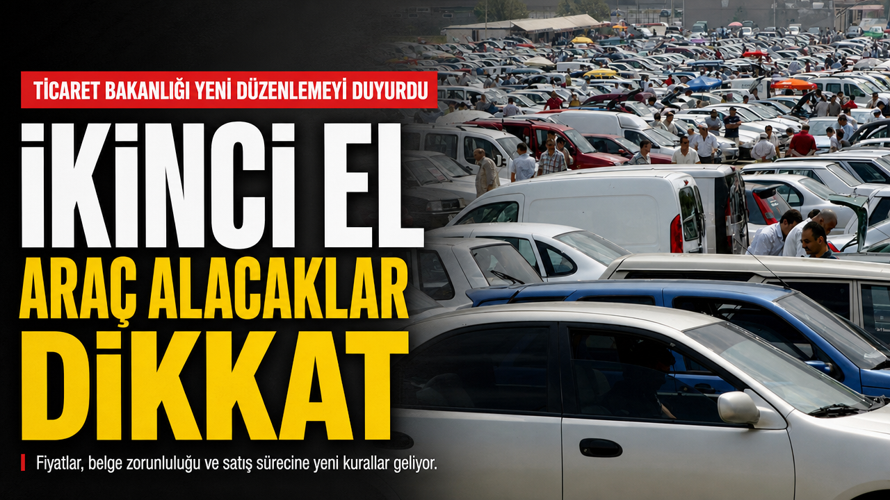 Ticaret Bakanlığı, ikinci el otomobillerde “”6 Ay 6 Bin Kilometre” kuralında” yeni düzenleme