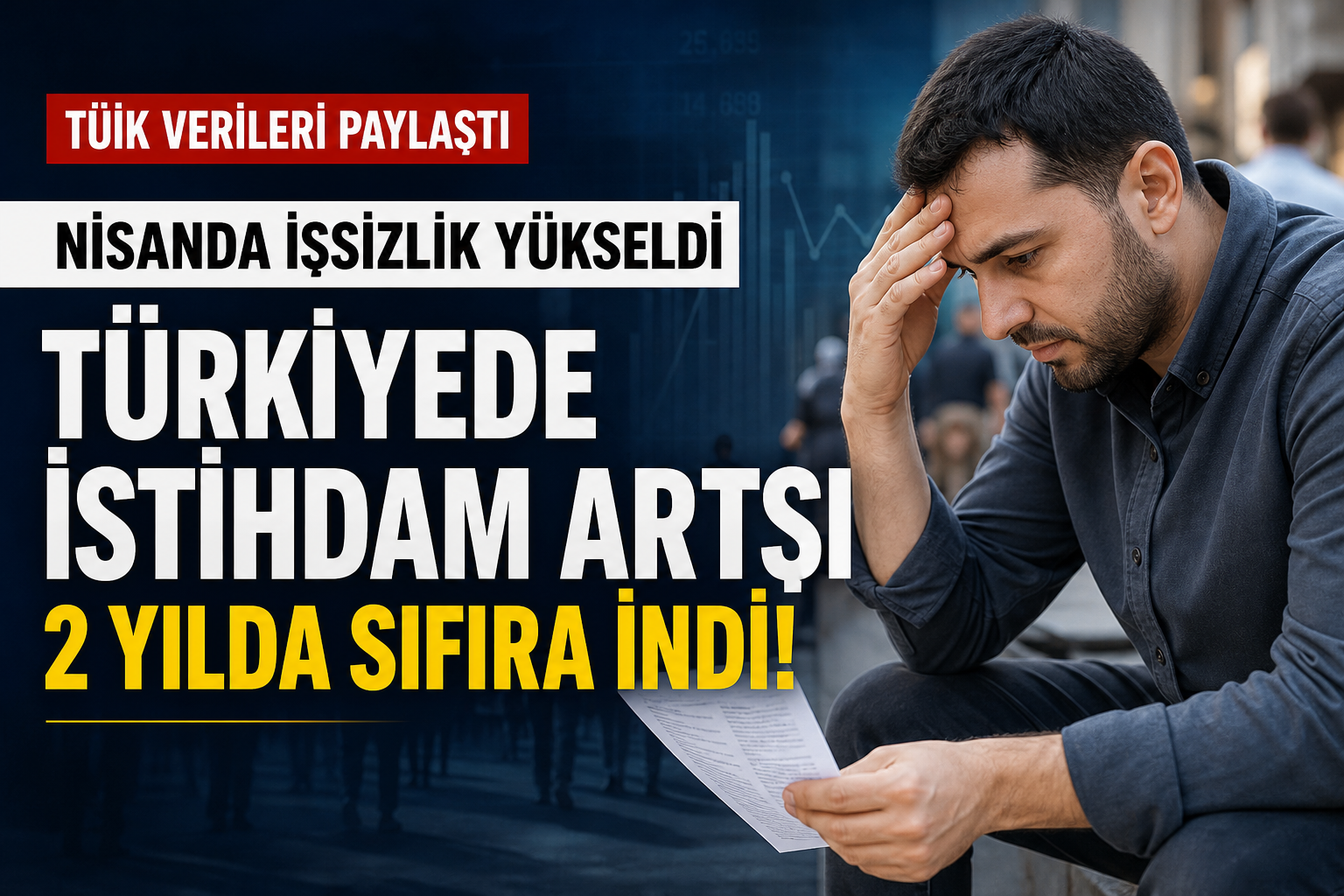 Türkiye’de İşsizlik Rakamları Açıklandı: İstihdam Oranları Düştü