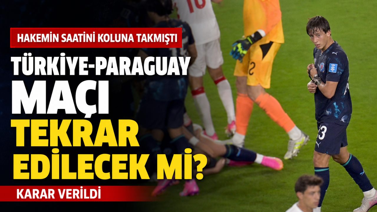 Türkiye-Paraguay maçının tekrarı iddiaları asılsız çıktı
