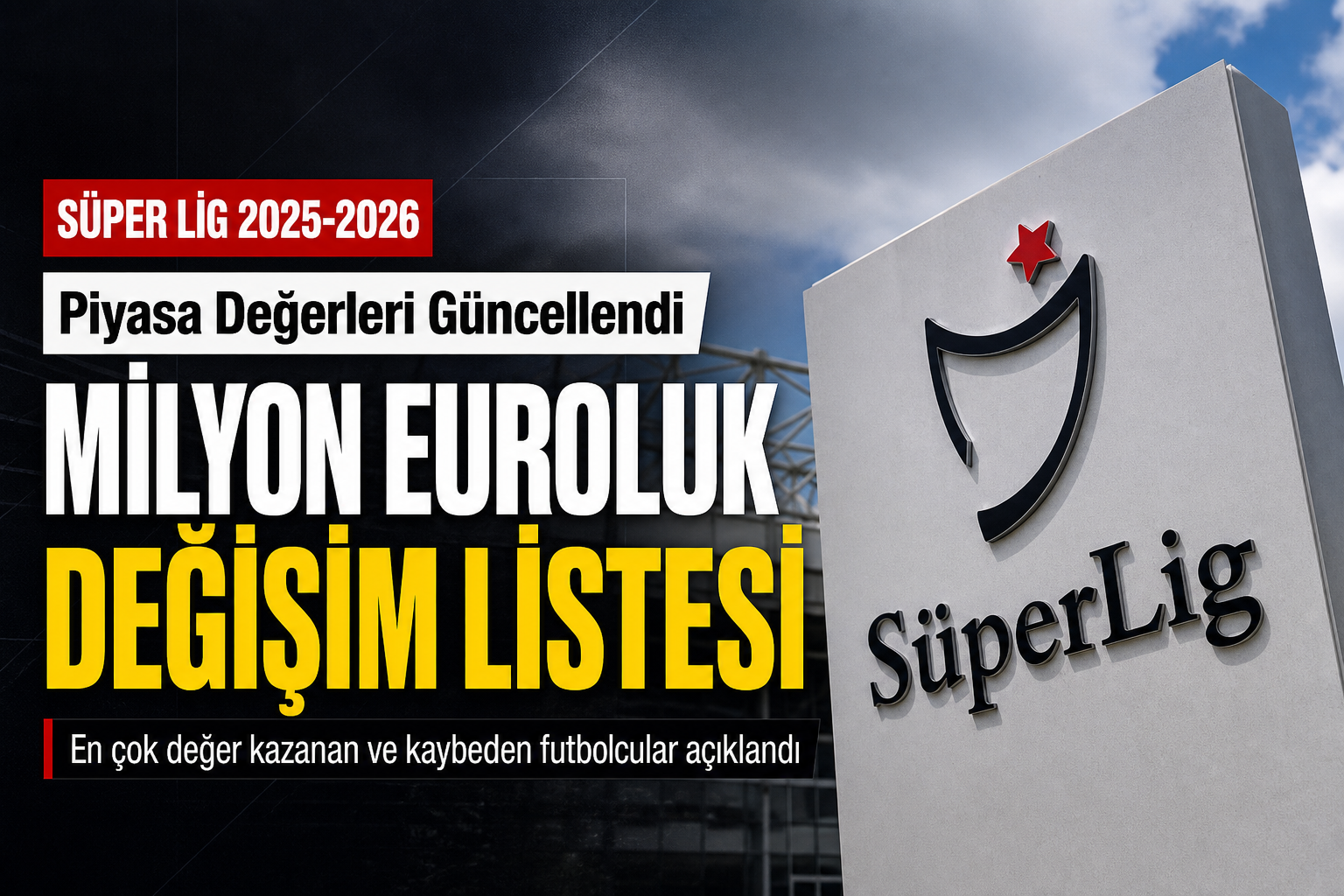 2025-2026 Sezonunda En Çok Değer Kazanan ve Kaybeden Futbolcular Netleşti