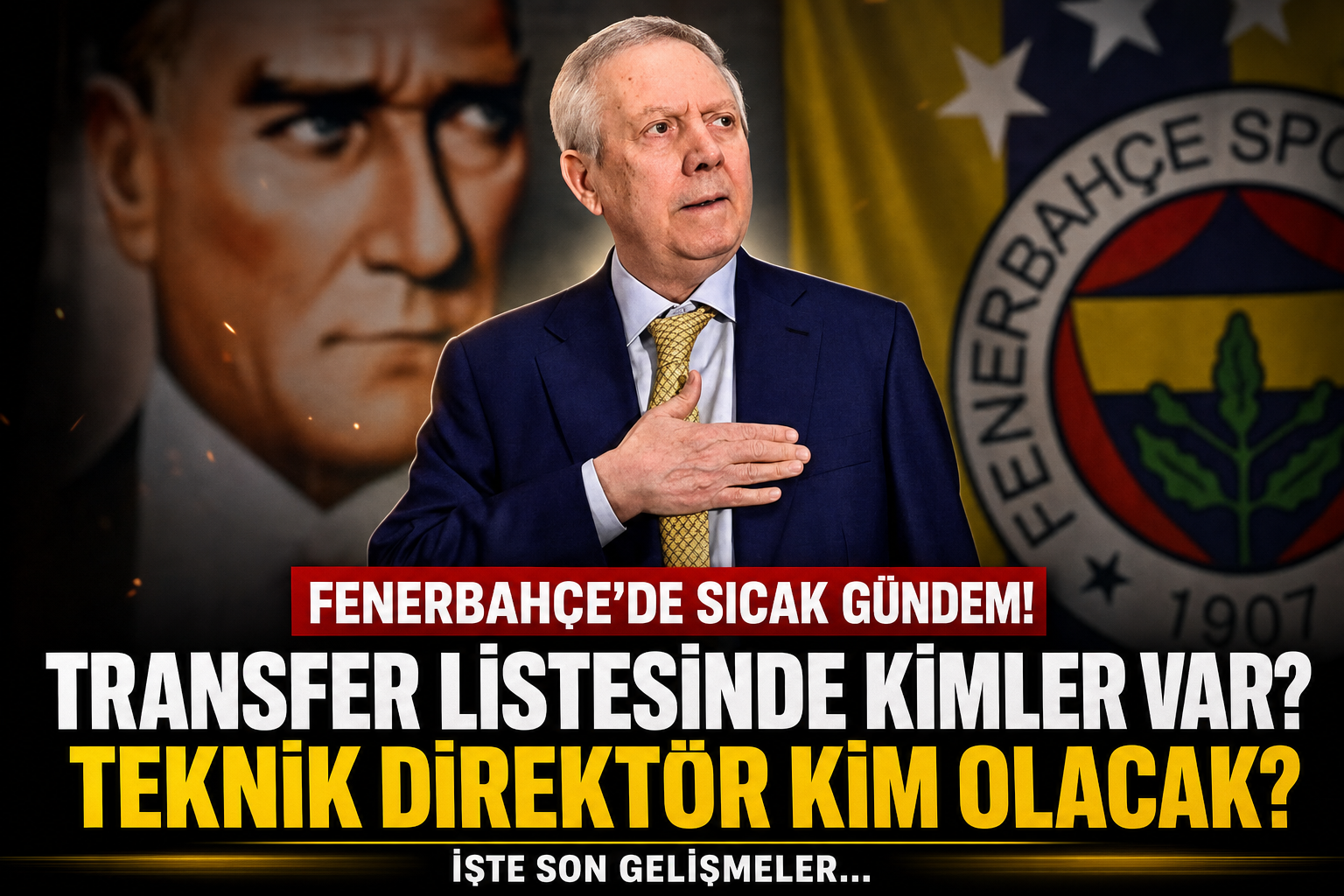 Aziz Yıldırım’ın Transfer Listesinde Kimler Var? Teknik Direktör Kim Olacak?
