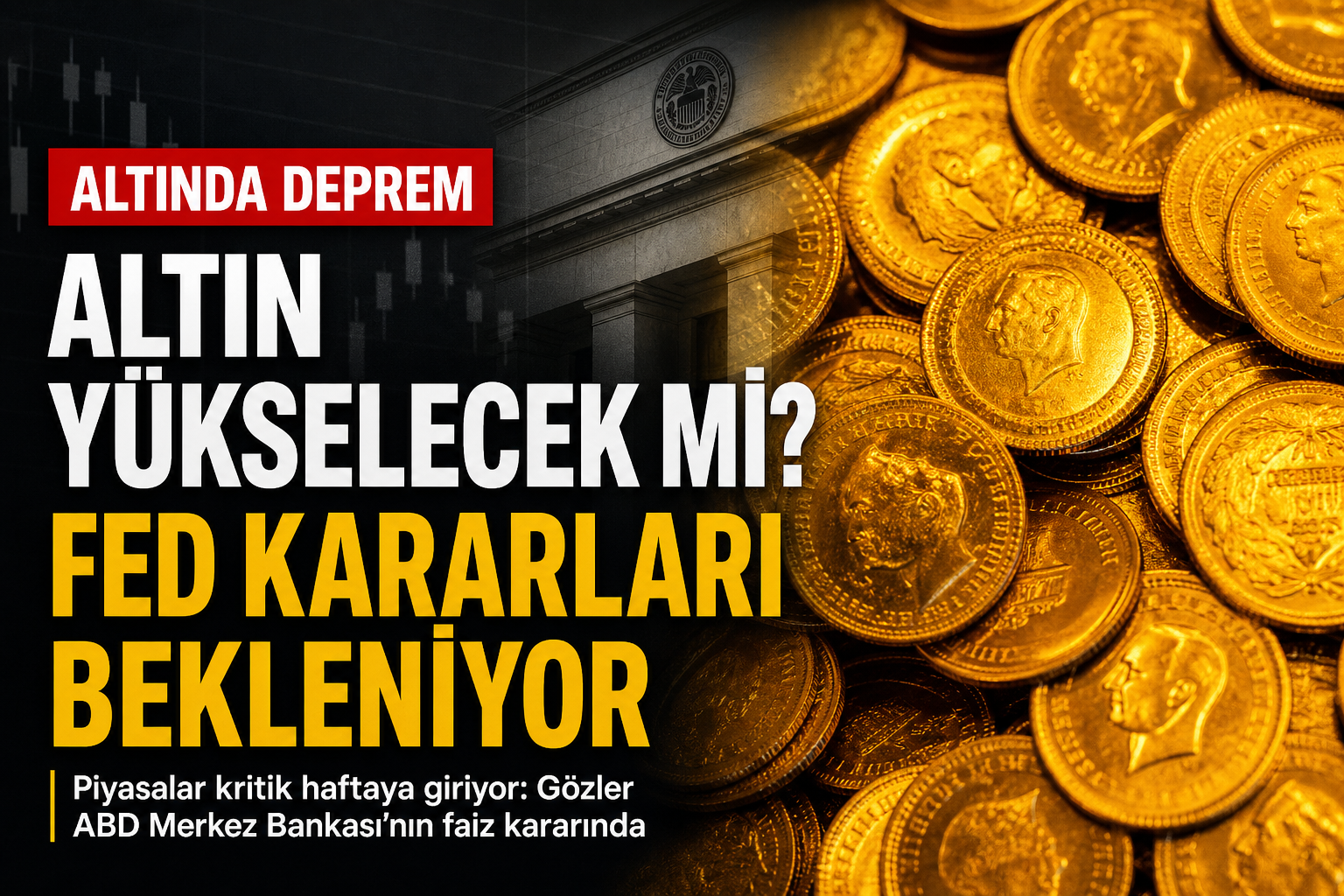 Altın, Petrol, Gümüşte Trump ve Fed Depremi!