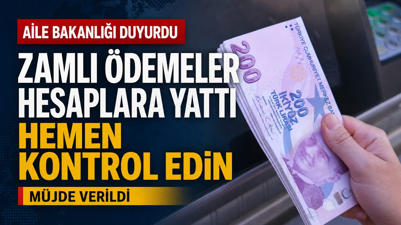 Aile Bakanı Göktaş duyurdu: Zamlı sosyal yardımlar bugün hesaplara yattı