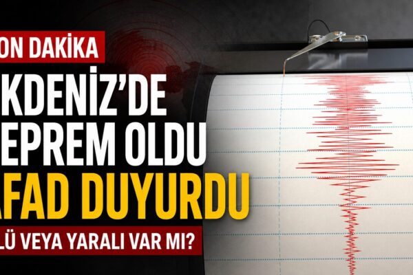 Muğla’da 4.1 büyüklüğünde deprem