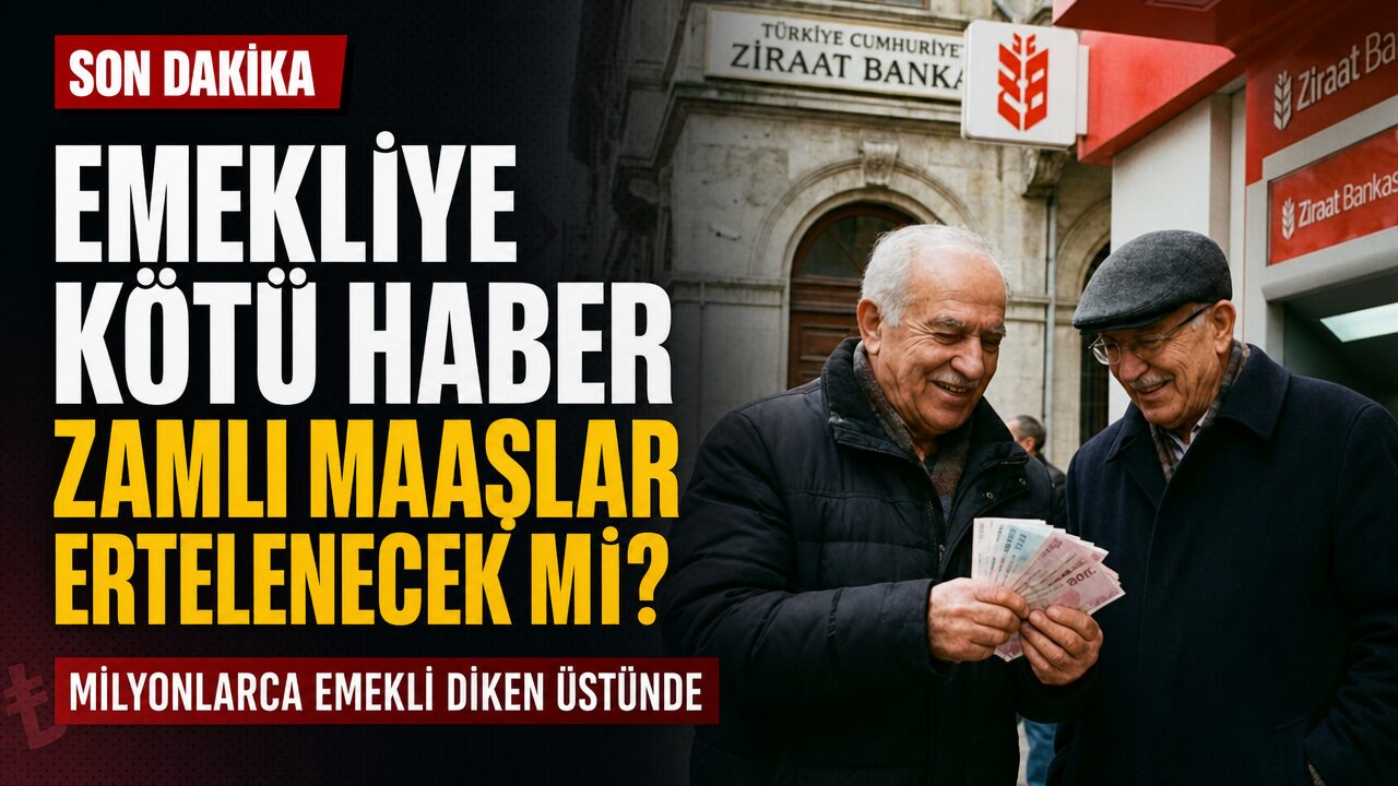 Emekliye kötü haber: Zamlı maaşlar ertelenebilir