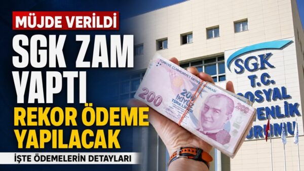 SGK temmuz ayında zam yaptı: Başvurana tek seferde 141 bin TL ödeme