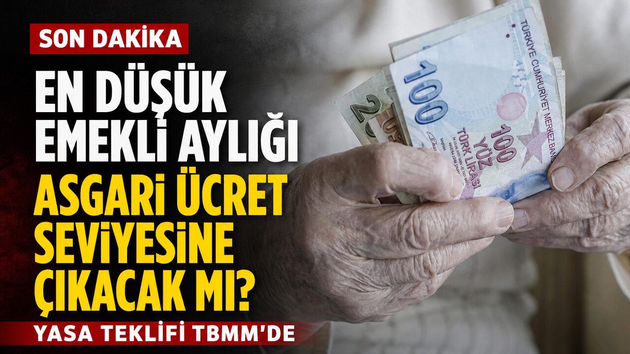 Yasa teklifi TBMM’de: En düşük emekli maaşının asgari seviyesine çıkacak mı?