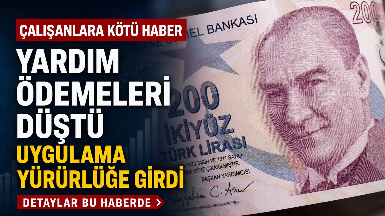 Asgari ücretlilere kötü haber: Maddi ve ayni yardımlar düşüyor