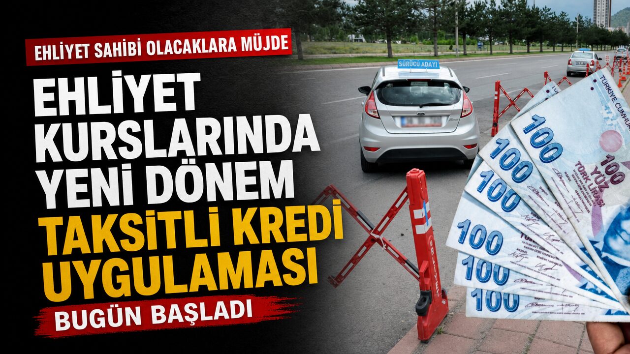 Ehliyet kurslarında taksitli kredi fırsatı: Yürürlüğe girdi
