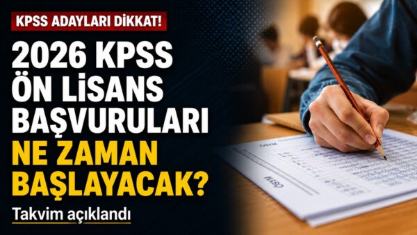ÖSYM duyurdu: KPSS ön lisans başvuruları için tarih belli oldu
