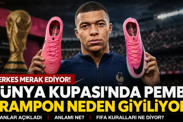 Dünya Kupası’nda neden pembe krampon giyiliyor?