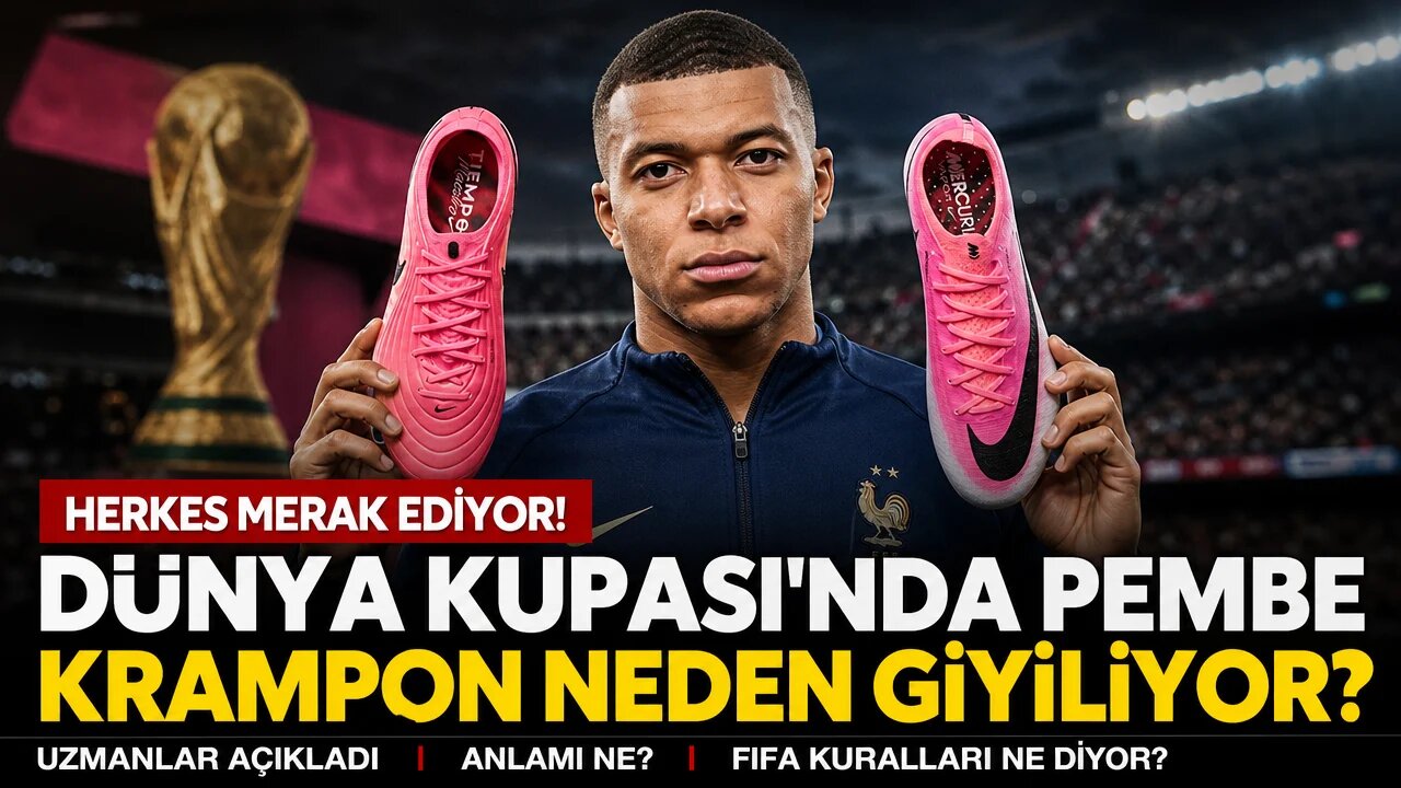 Dünya Kupası’nda neden pembe krampon giyiliyor?