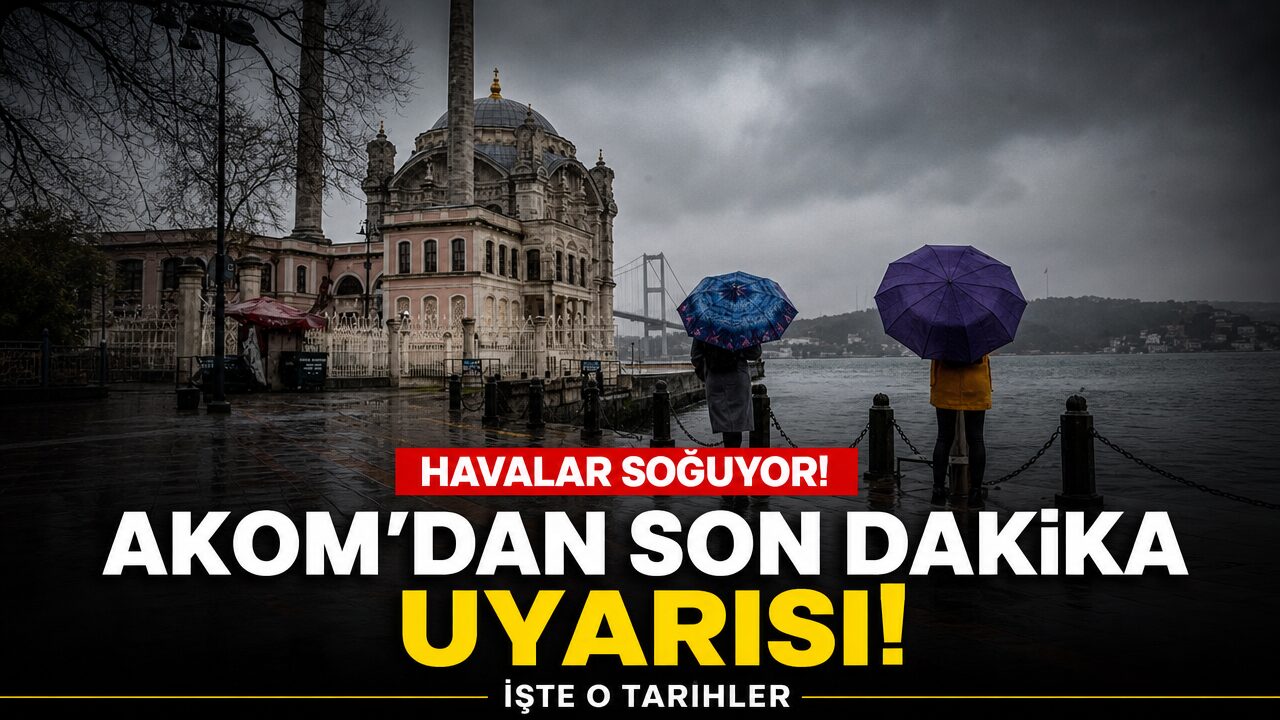 İstanbul hava durumu değişiyor! Sıcaklık 8 derece düşecek