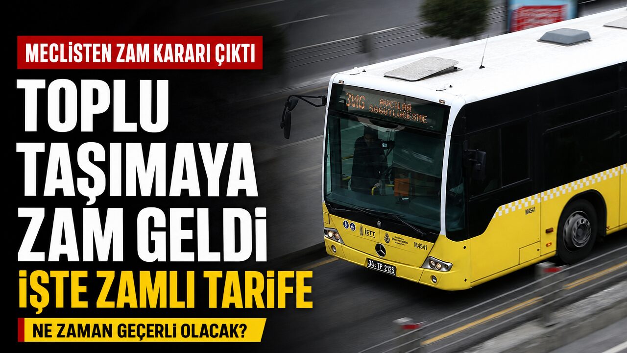 İstanbul’da toplu taşımaya yüzde 10 zam