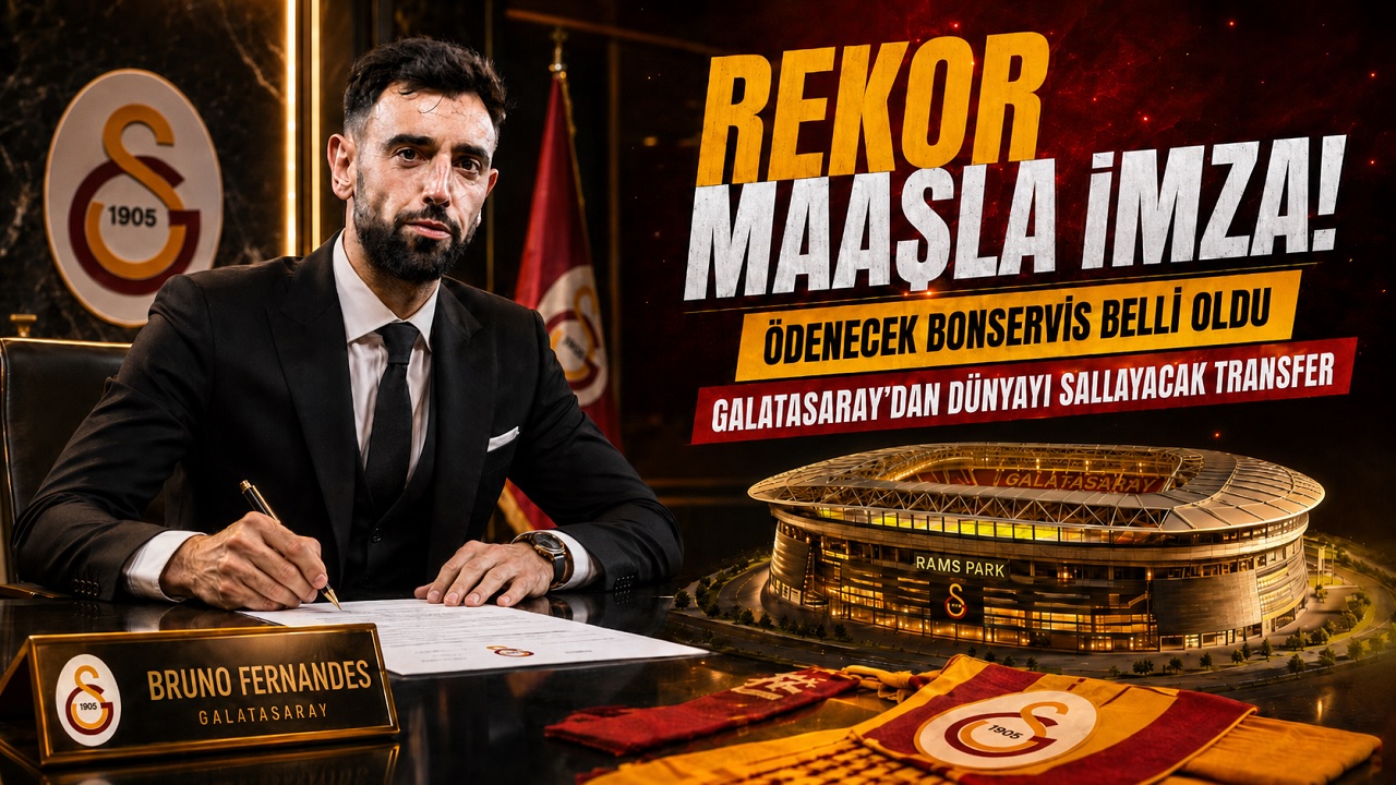 Rekor maaşla imza! Galatasaray Bruno Fernandes transferinde avantajlı