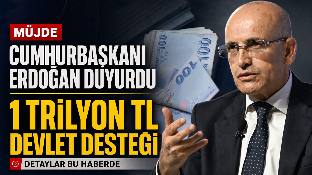 Hazine ve Maliye Bakanlığı’ndan 1 trilyon liralık devlet desteği