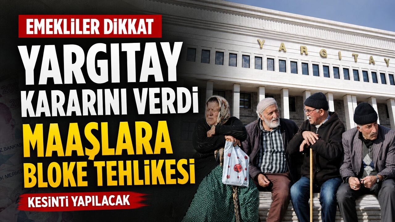 Yargıtay’dan emeklileri üzecek karar: Maaş blokesi kalkmadı