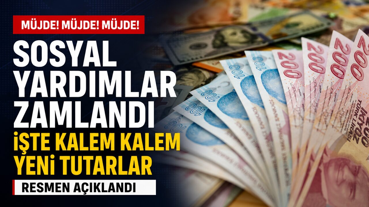 Zam geldi: Dul ve yetim aylığı, yaşlı ve engelli aylığı, evde bakım yardımı ve SED ödemeleri