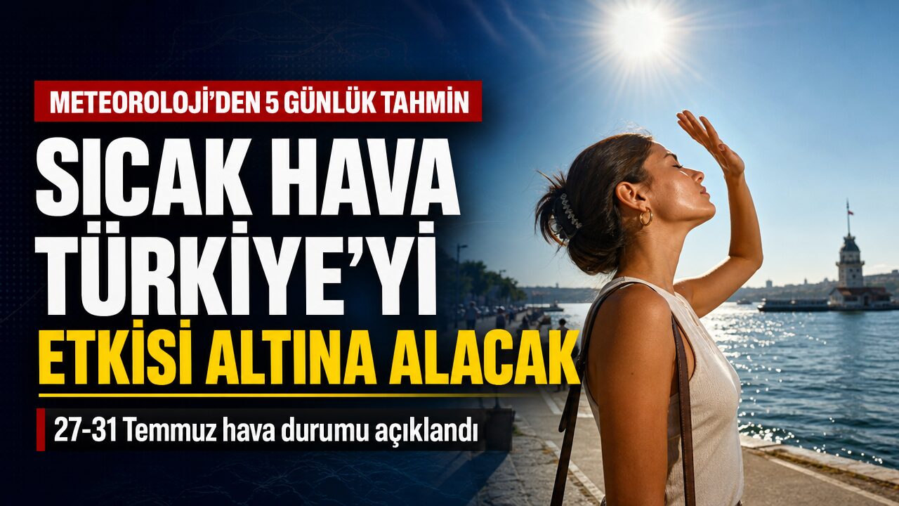 Meteoroloji yeni haftayı duyurdu: Sıcaklıklar yükselişe geçiyor