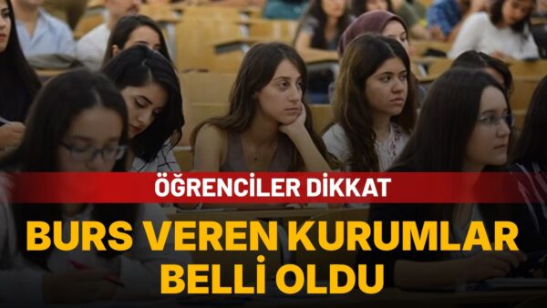 Burs veren kurumlar 2026