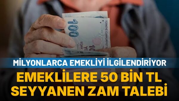 Emeklilerden seyyanen zam talebi