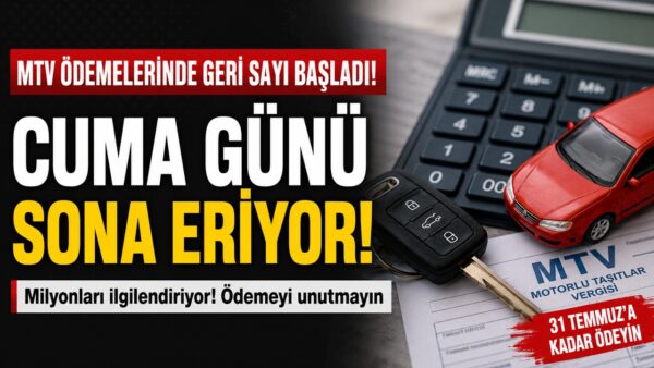 Faiz ödemek istemeyenler dikkat! MTV ödemeleri bu hafta sona eriyor