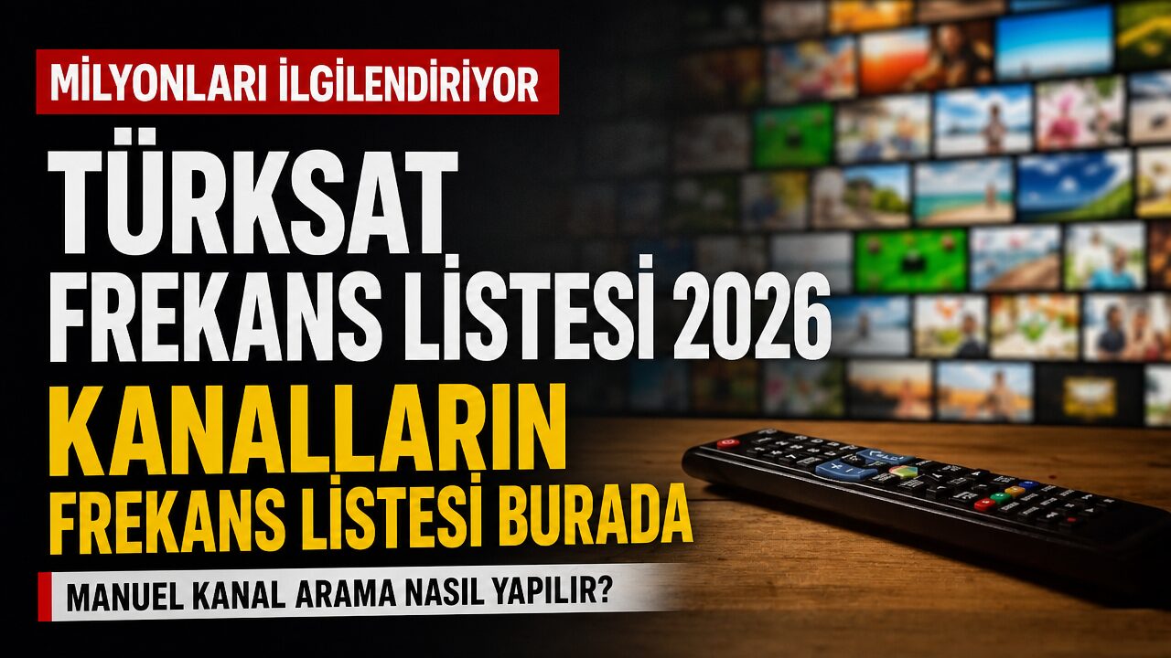 Türksat’tan frekans değişikliği: 2026 Türksat frekans listesi
