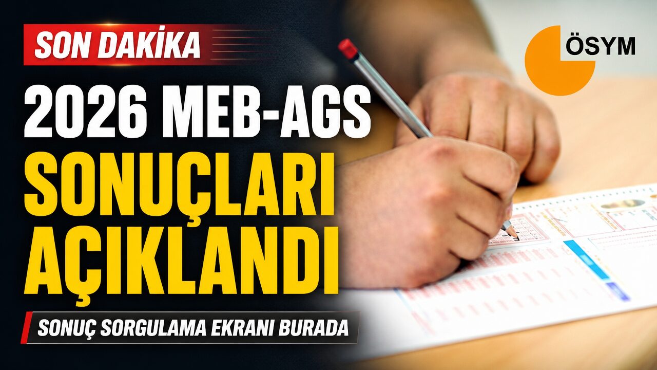 2026 MEB-AGS sonuçları açıklandı